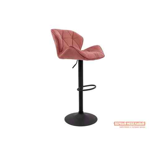 Барный стул Берлин Терракотовый, велюр / Черный, металл арт. 141333