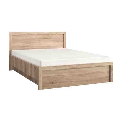 Двуспальная кровать Сомма Дуб Сонома, 140х200 см, С подъемным механизмом арт. 146704