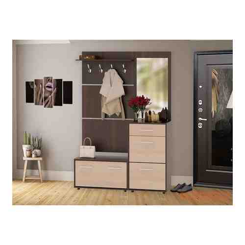 Прихожая Моренго 12 Венге / Беленый дуб арт. 46936