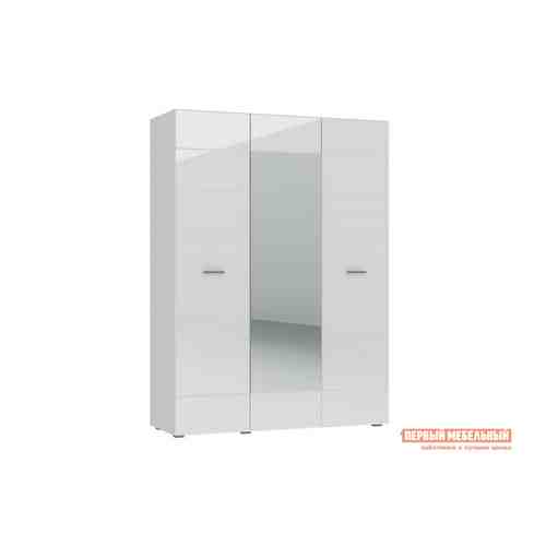 Распашной шкаф Глосс Белый / Белый глянец арт. 136107